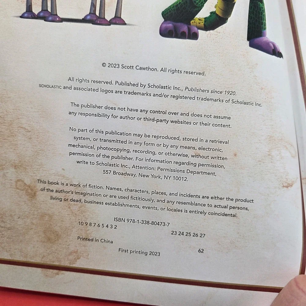 Five Nights at Freddys Official Character Encyclopedia FNAF Guide Book Hardcover
